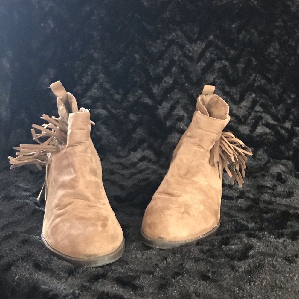 Leather ankle boots